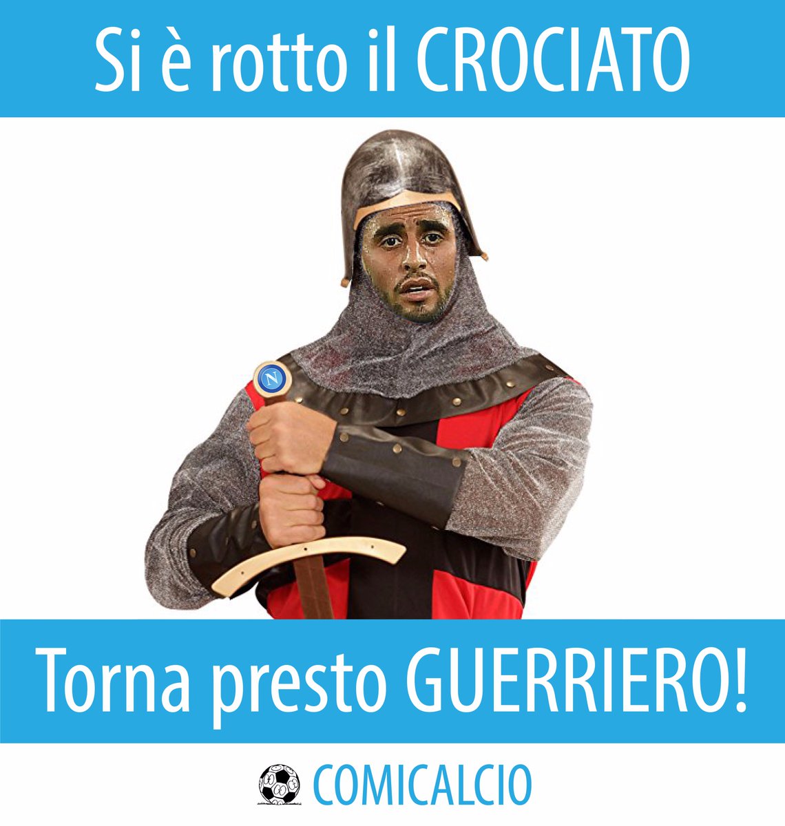 COMICALCIO's tweet photo. #comicalcio #ForzaNapoliSempre #Ghoulam 
@GhoulamFaouzi @sscnapoli @SerieA_TIM @ADeLaurentiis https://t.co/T54mzQGxLn