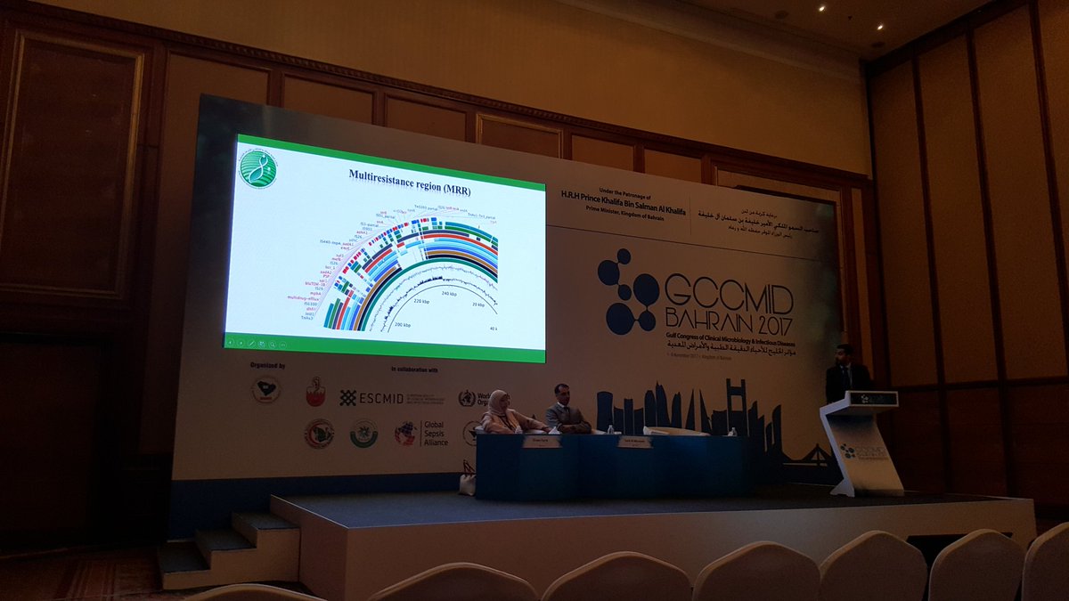 mat_upton's tweet photo. Majed Al @Ghoribi presenting great @PacBio WGS analysis of #ST131 E coli from Saudi Arabia @gccmid2017. https://t.co/zJ0tXnvgNE