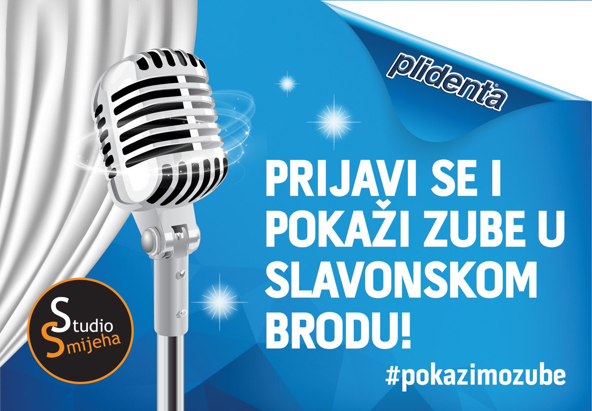 Tko u Slavonskom Brodu priča najbolje fore? Info na Fb profilu Pokažimo zube i studiosmijeha.hr/pokazimozube.