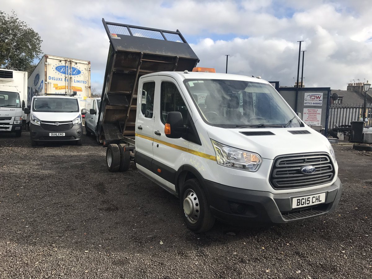 ford transit crew cab tipper 2015