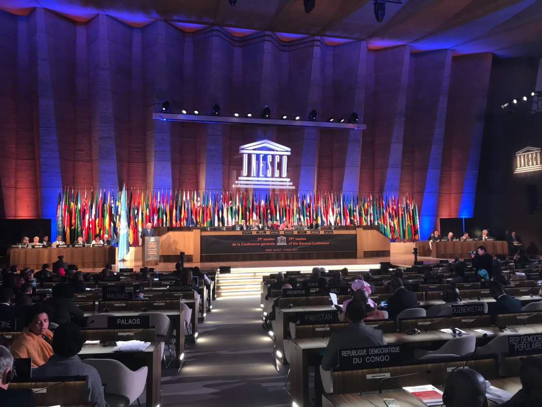 konecta2conNico's tweet photo. Min. @JauaMiranda totalmente listo para presentarle al mundo #UNESCO un balance sobre las políticas educativas de la Revolución Bolivariana https://t.co/L3M8Red3pO