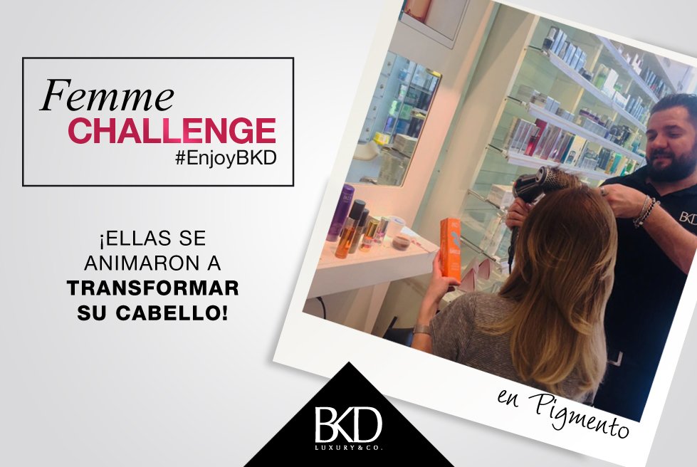 BKDcosmetics's tweet photo. ✨ FEMME CHALLENGE ✨
Mañana, Viernes 3 de Noviembre, te esperamos en la sucursal @ppigmento de Gorriti 243, Lomas de Zamora para mimarte con un magnífico cambio de look. 😍😍
¡Animate!
#LoveBKD #BKDAddict #EnjoyBKD #FemmeChallenge #beauty #hair https://t.co/dJEBb9iGrw