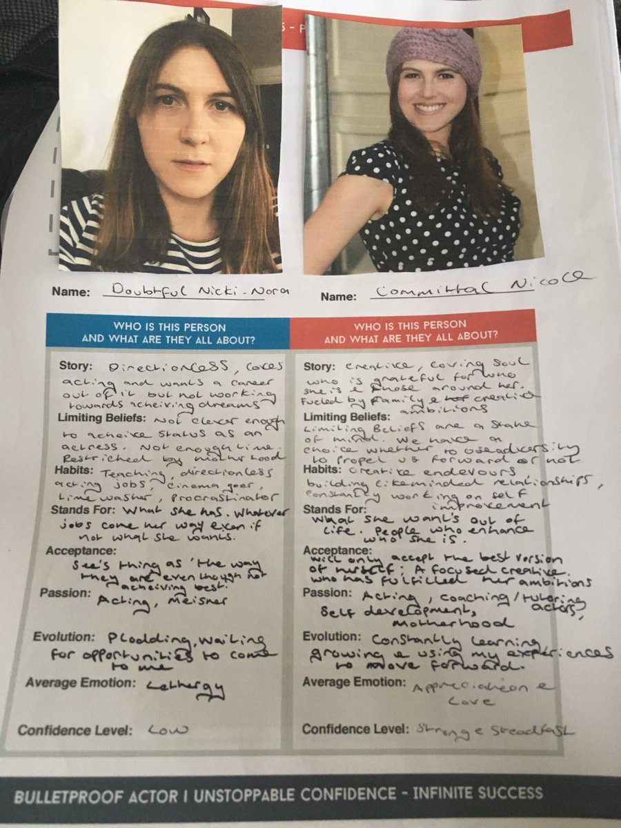 nicolegactress's tweet photo. @BulletproofAct Finally reached #PicYourFuture #lesson What a #difference hey. #Amazingcourse and #lifelonglearning / work! Getting there! https://t.co/Qrz7JPNKkk