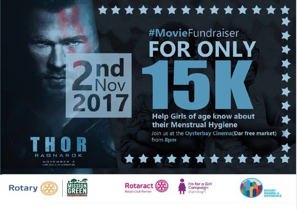 SemaTanzania's tweet photo. Movie lover? You Thor fun? Today it's 'Ragnarok' for #charity. Two tickecks up for grab courtesy of #SemaMagazine 1st two RTs b4 7pm @rcyptz https://t.co/X2JGKtaoUP