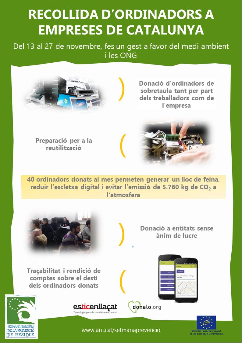 dca_cat's tweet photo. Dóna el teu #PC antic, redueix residus #TIC i contribueix a l'economia circular! https://t.co/BoWGz6fPAZ #eReuse @CTecno #esTICenllaçat https://t.co/GyBzzsjzB1