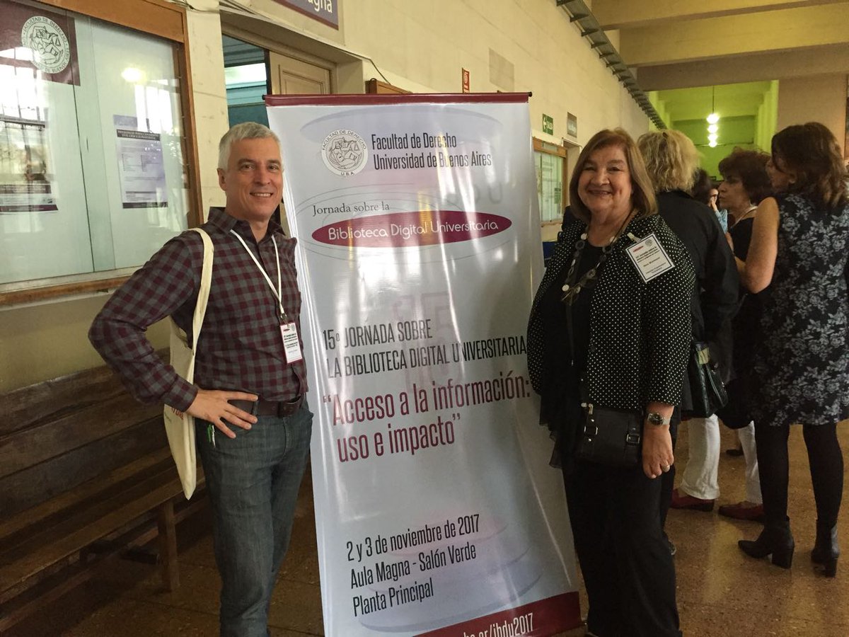 ABGRAoficial's tweet photo. [AHORA] @egiordanino y @RMonfasani en la @JBDU2017 #JBDU2017 Acceso a la información: uso e impacto https://t.co/SqTjPT5EkX