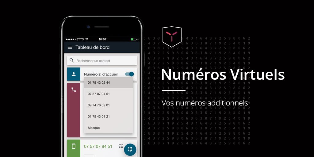 KeyyoCom's tweet photo. Une ligne téléphonique fixe ou #mobile avec plusieurs numéros, c’est possible avec @Keyyo_Business : #cloudnumber  https://t.co/38In7dIpTO https://t.co/rXpHccoWXw