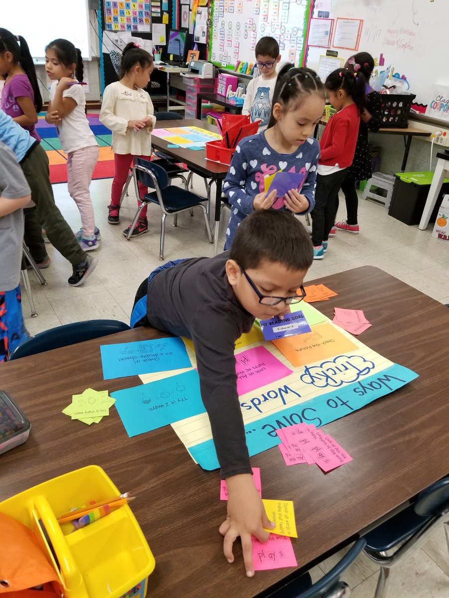 MrsDamianoDL's tweet photo. Ending Bend II with goal setting and reflection. Students were SO excited to choose their new goals. #goalwalk #goaltalk #worddetectives https://t.co/5nl8Y8PhMN