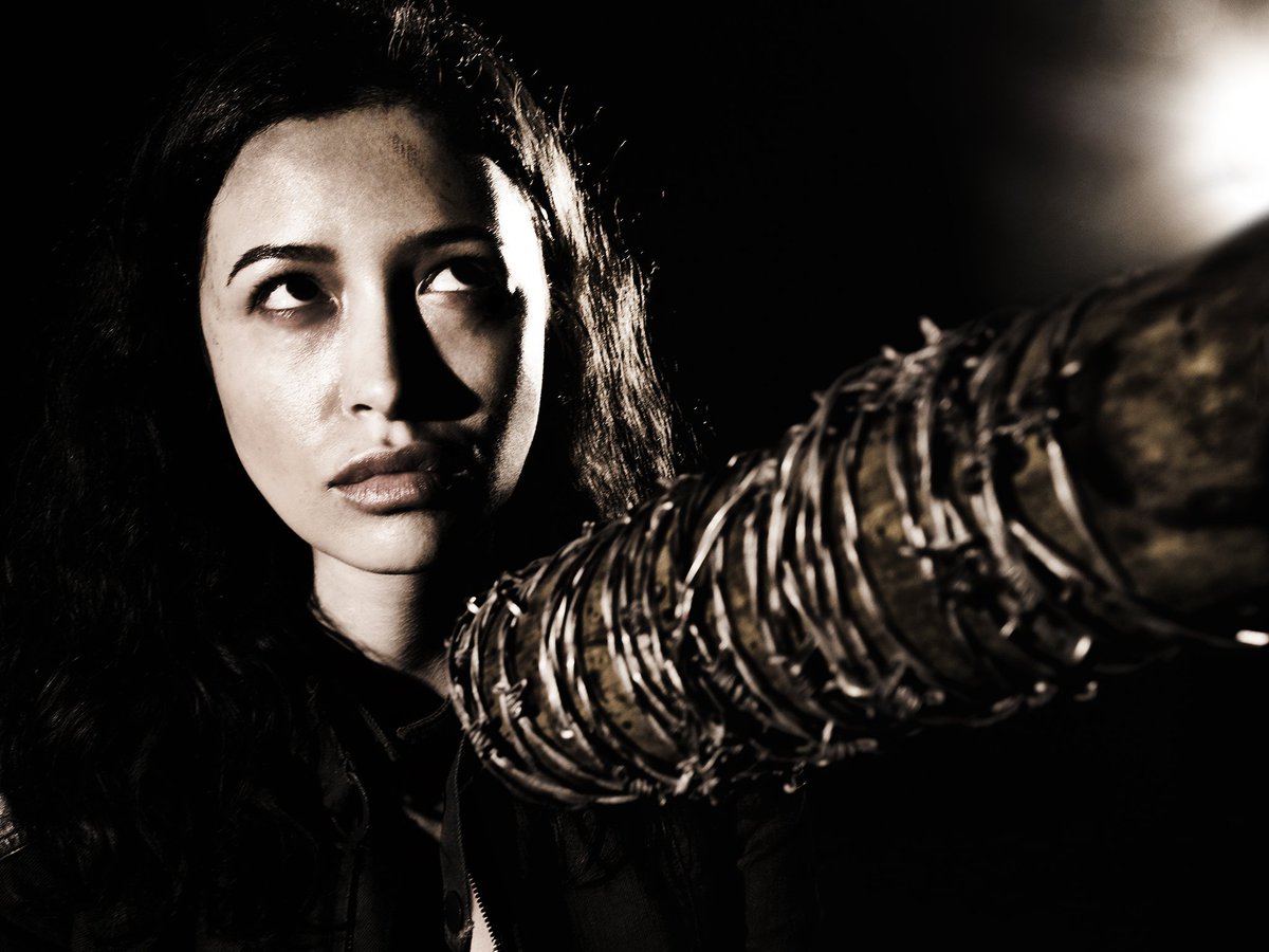 The look in my eyes. Tell me Negan is that look like fear?