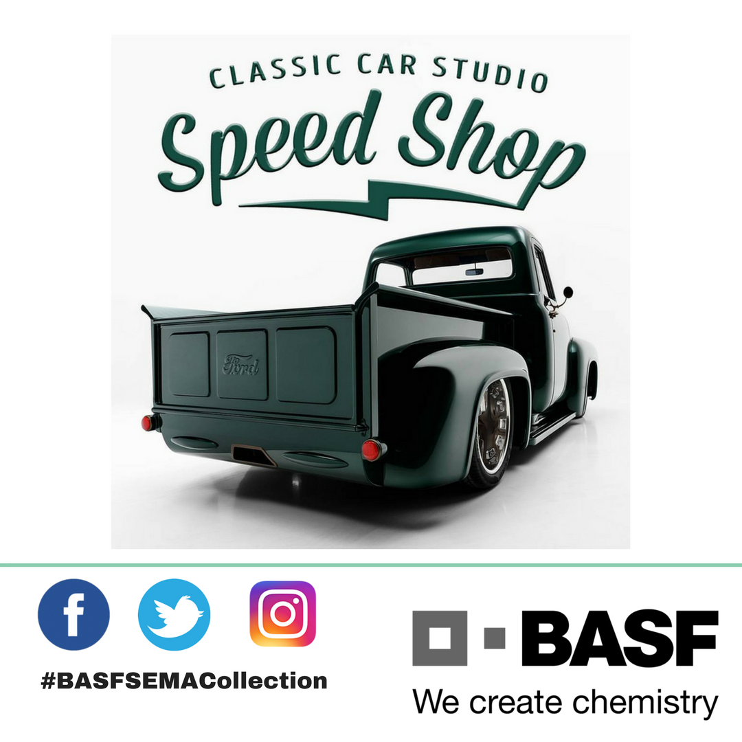 RefinishNews's tweet photo. Don't miss #classiccarstudio, Noah and team appearance today at booth #20353 from 3-4PM. @ClassicCarStdio #SEMA2017 #BASFSEMACollection https://t.co/TvC3UQpXRU