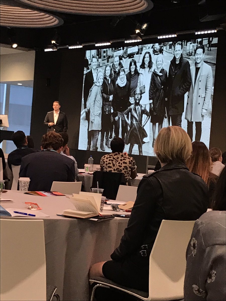 InstinctiveHQ's tweet photo. An excellent debriefing on Fearless Girl from @john_brockelman of @StateStreet, which many forget is part of a B2B marketing campaign. https://t.co/3L9faWgwhh