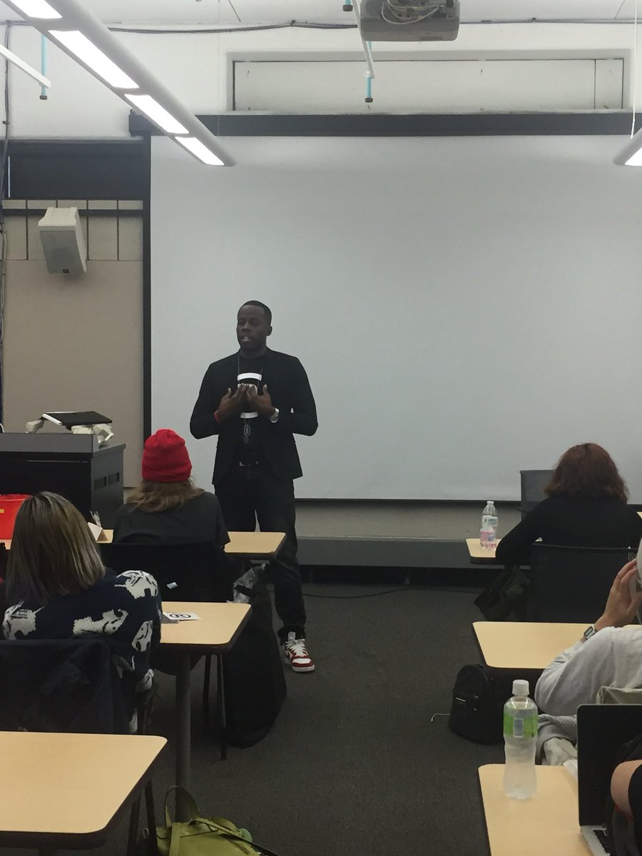 chrisgrindem's tweet photo. So excited that @RobertCourtney is here this afternoon speaking to my #CCSdetroit class. He is/speaks truth. https://t.co/tCJgrN5u3Z