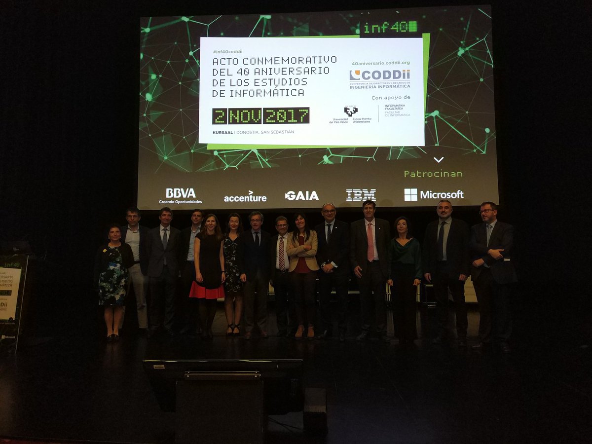 ivarea's tweet photo. Todos los participantes en el acto #inf40 #inf40coddii https://t.co/wZiWn1TvtD