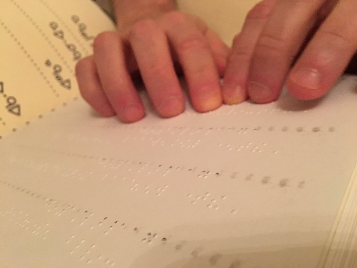 kitraymuir's tweet photo. Linguist Bill Tredway helped develop Ojibway brail in Canada, both syllabic and alphabetic #RRCTV https://t.co/M7I9IyakJa