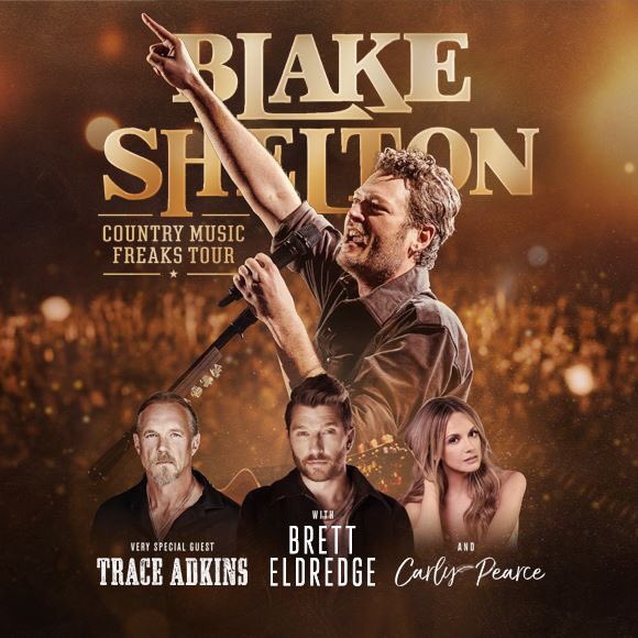 TraceAdkins's tweet photo. Trace is touring with "Country Music Freaks" @blakeshelton, @bretteldredge, &amp; @carlypearce!

Presale starts 11/7!
https://t.co/Xc72h0eJRL https://t.co/VgkKm1w8yP