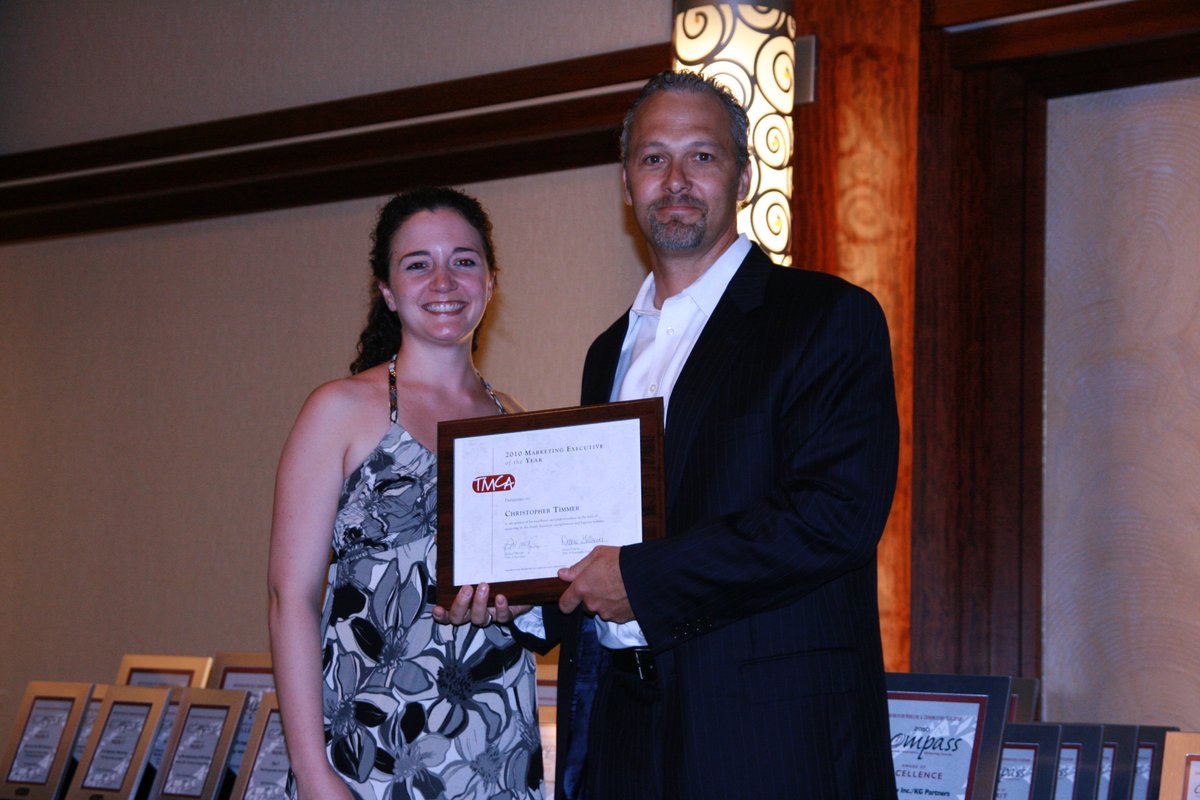 TMSAtoday's tweet photo. Christopher Timmer recognized as 2010 Marketing Executive of the Year for demonstrating results-oriented marketing expertise. #TMSAthrowback https://t.co/qSzuvzXnKO