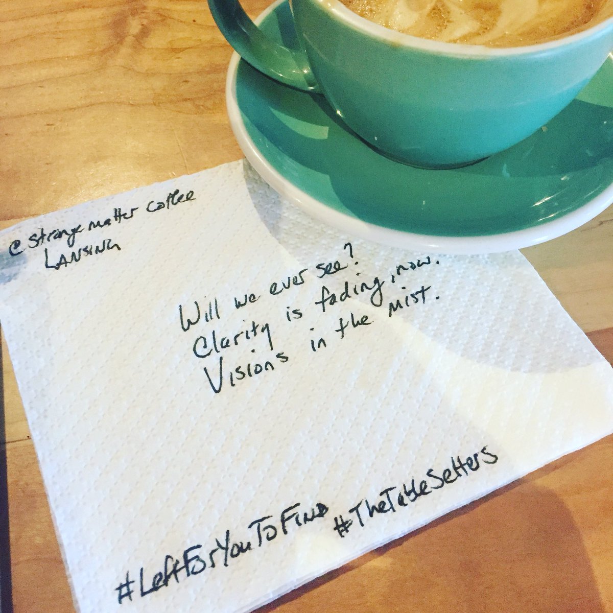 mathyuDjan's tweet image. Will we ever see?
Clarity is fading, now.
Visions in the mist.
#LeftForYouToFind #TheTableSetters #mathyudjan