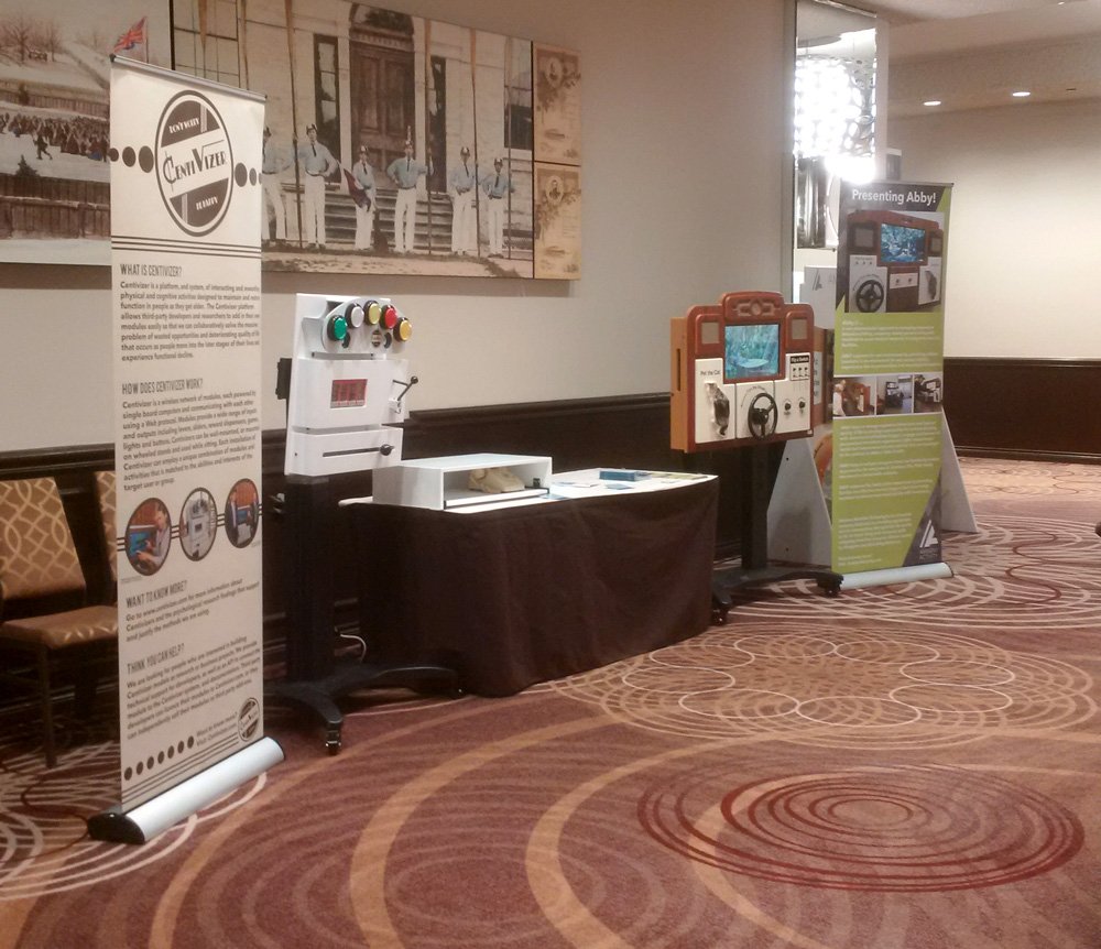 AmbientActivity's tweet photo. We are all set and ready to go, at the Canadian Conference on #Dementia! https://t.co/TzBVMDiOpB