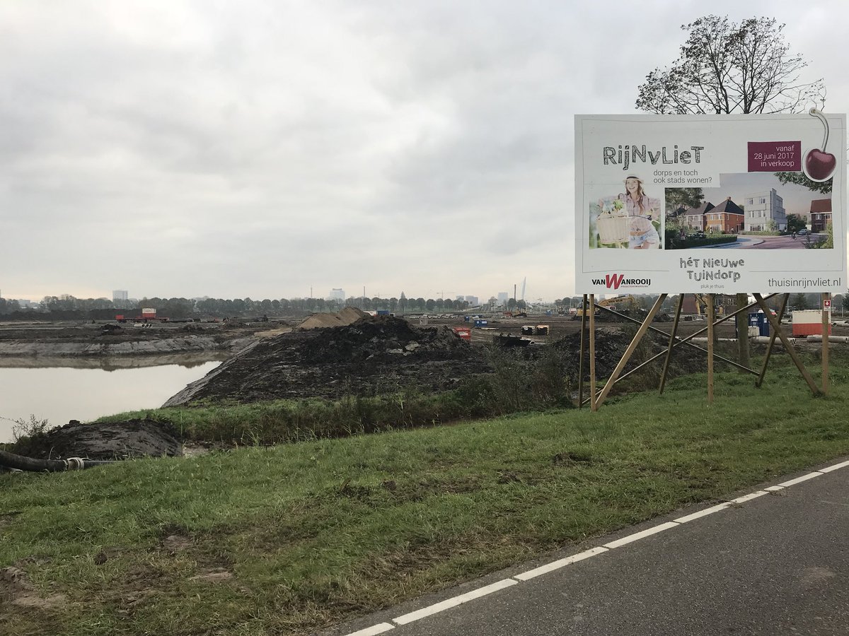 Rijnvliet.
Zuidelijk deel is bouwrijp.
