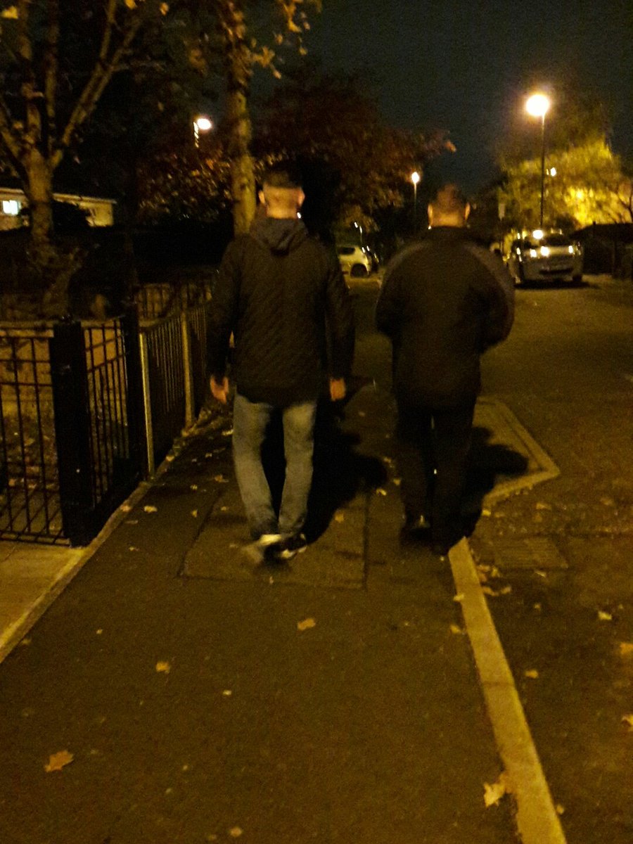 Out and about after bonfire reassuring our communities