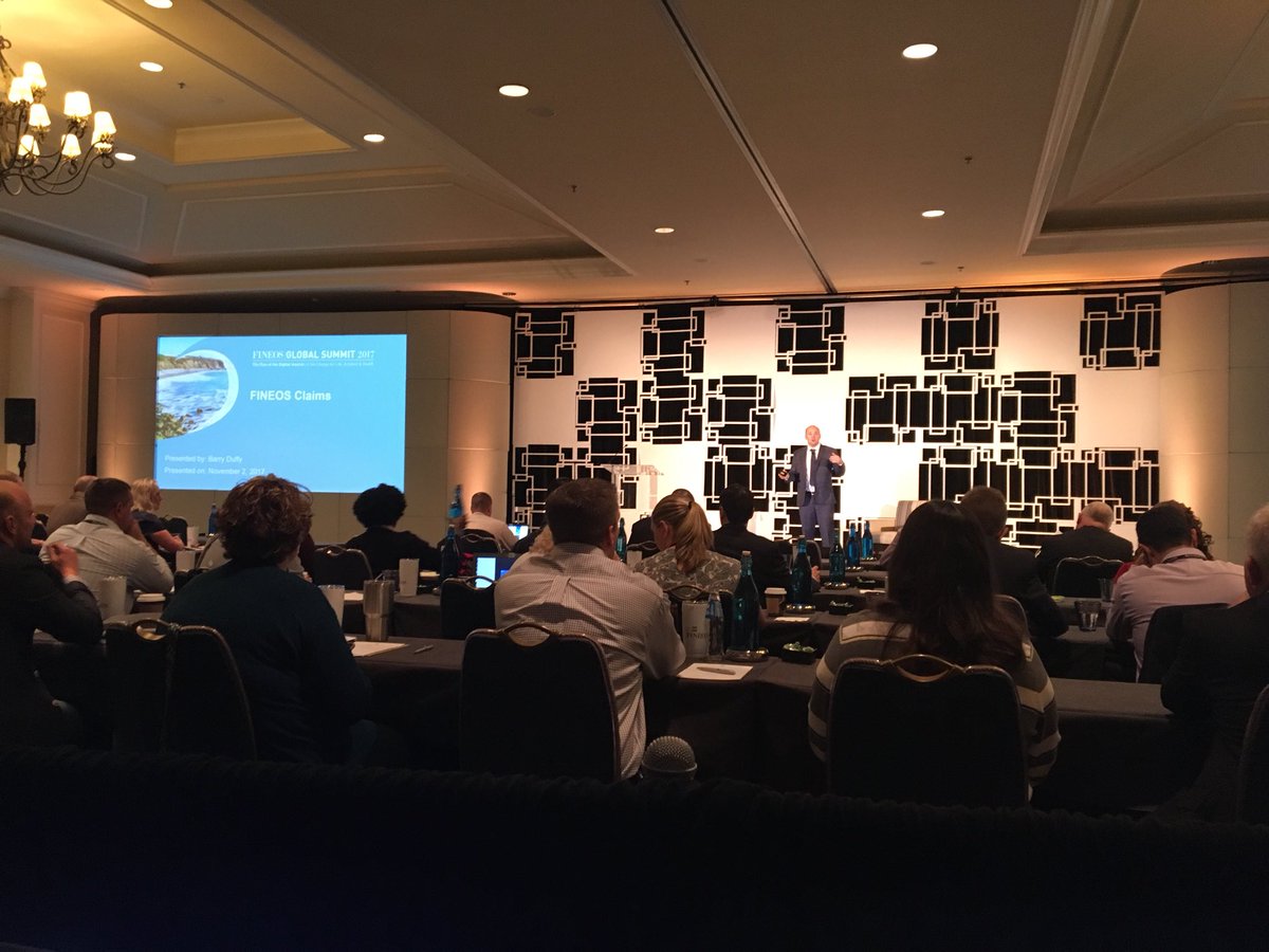 FINEOS's tweet photo. Next up is Barry Duffy who will provide an update on FINEOS Claims #FINEOSGlobalSummit17 https://t.co/XAjd0ibG4w