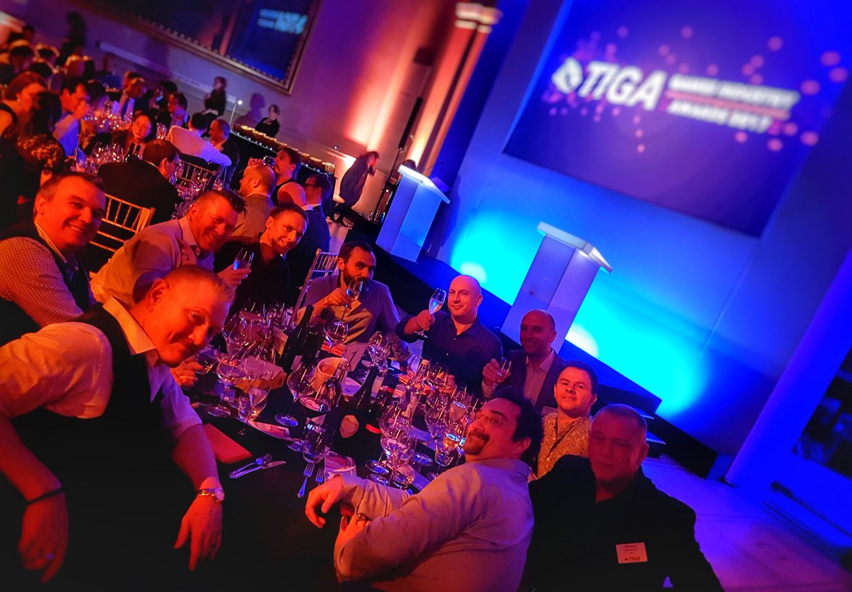 SuperMGames's tweet photo. Team Supermassive at the #TIGAawards! https://t.co/HMTWrcSsLH