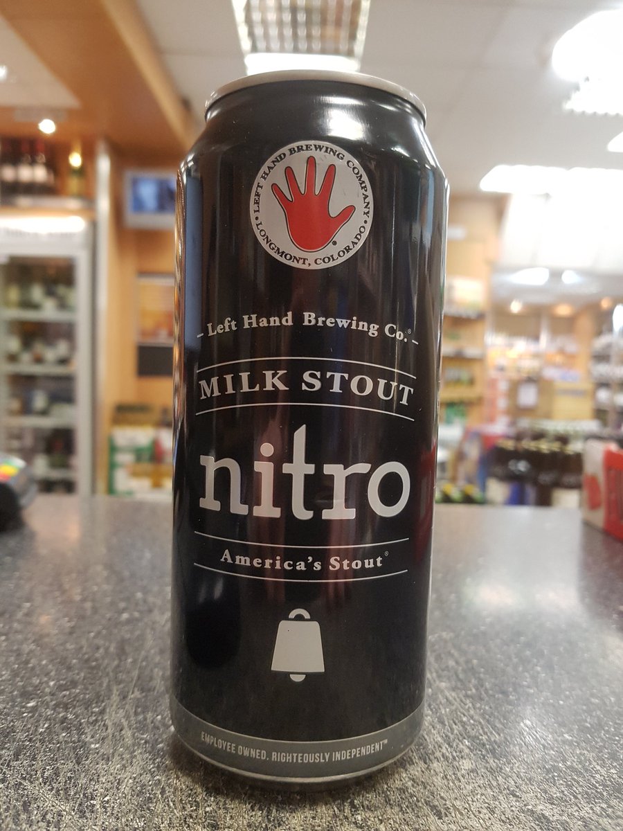limerickwhiskey's tweet photo. Say hello to my favourite milk stout!! Now in store!!! #limerickbeer #limerickwhiskey #finewines #lefthand #nitrostout @LeftHandBrewing https://t.co/hxdiGOWRH3