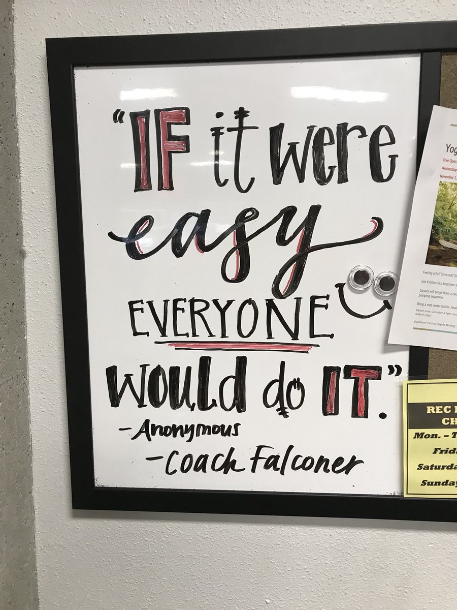 CoachFalc's tweet photo. @pacificu student weight room talking about uncommon effort to reach uncommon goals? ‘Tis  true no? #CLE https://t.co/RSjcrA9JPc