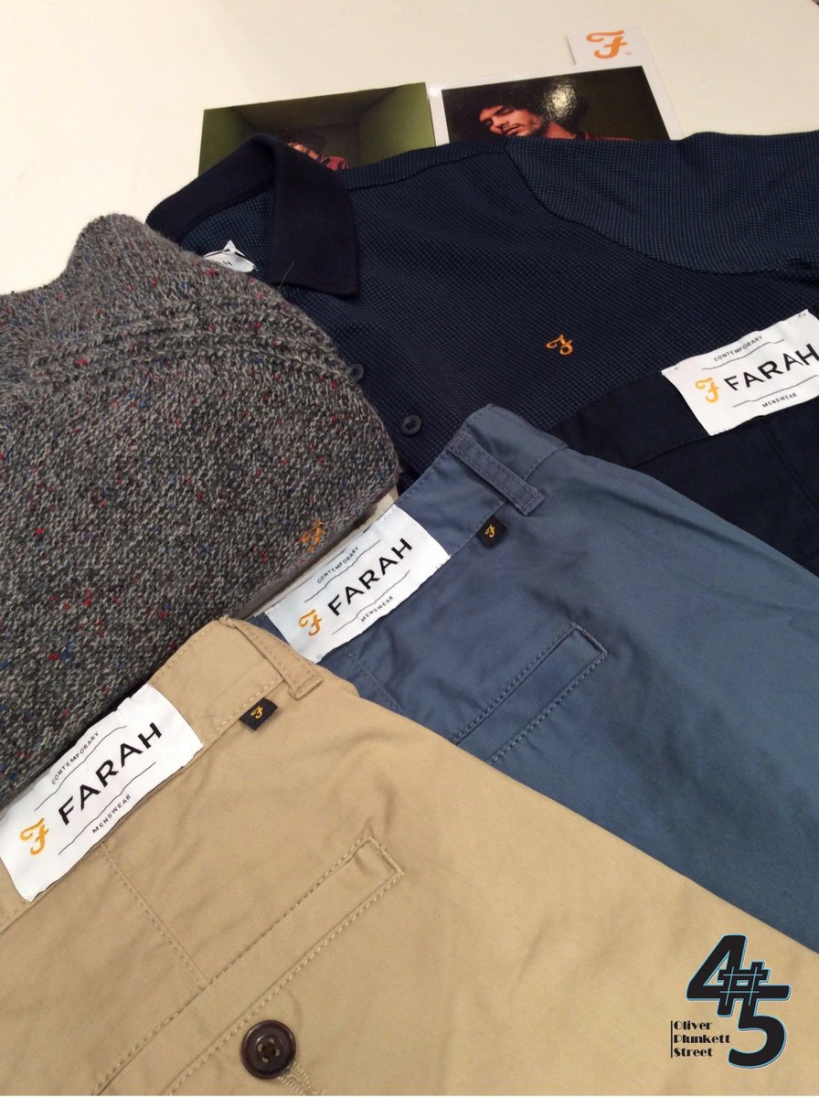 45Cork's tweet photo. Need some outfit inspiration? 
FARAH has got you covered💥💥
Call in today to find your style😎
#Farah #FarahMenswear #Menswear #45cork https://t.co/Lo2NeroCyK