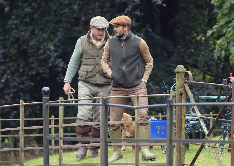 LeChameau1927's tweet photo. David Beckham wearing our #Chasseur leather lined boots on his trip to a Wiltshire estate https://t.co/pMSFy1wUnt #feelexcellence #LeChameau https://t.co/PYyr3RvYAV