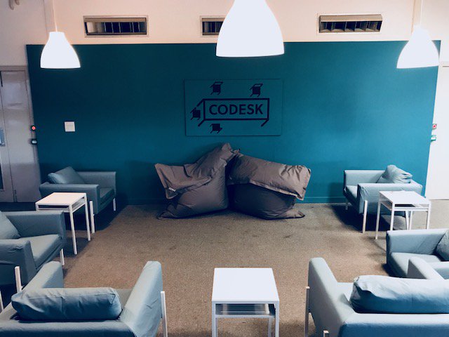 Couch to desk in a day? Join @codeskuk tomorrow! Pay as you go or permanent - you choose! #choosecoworking #chooselife #chooseproductivity