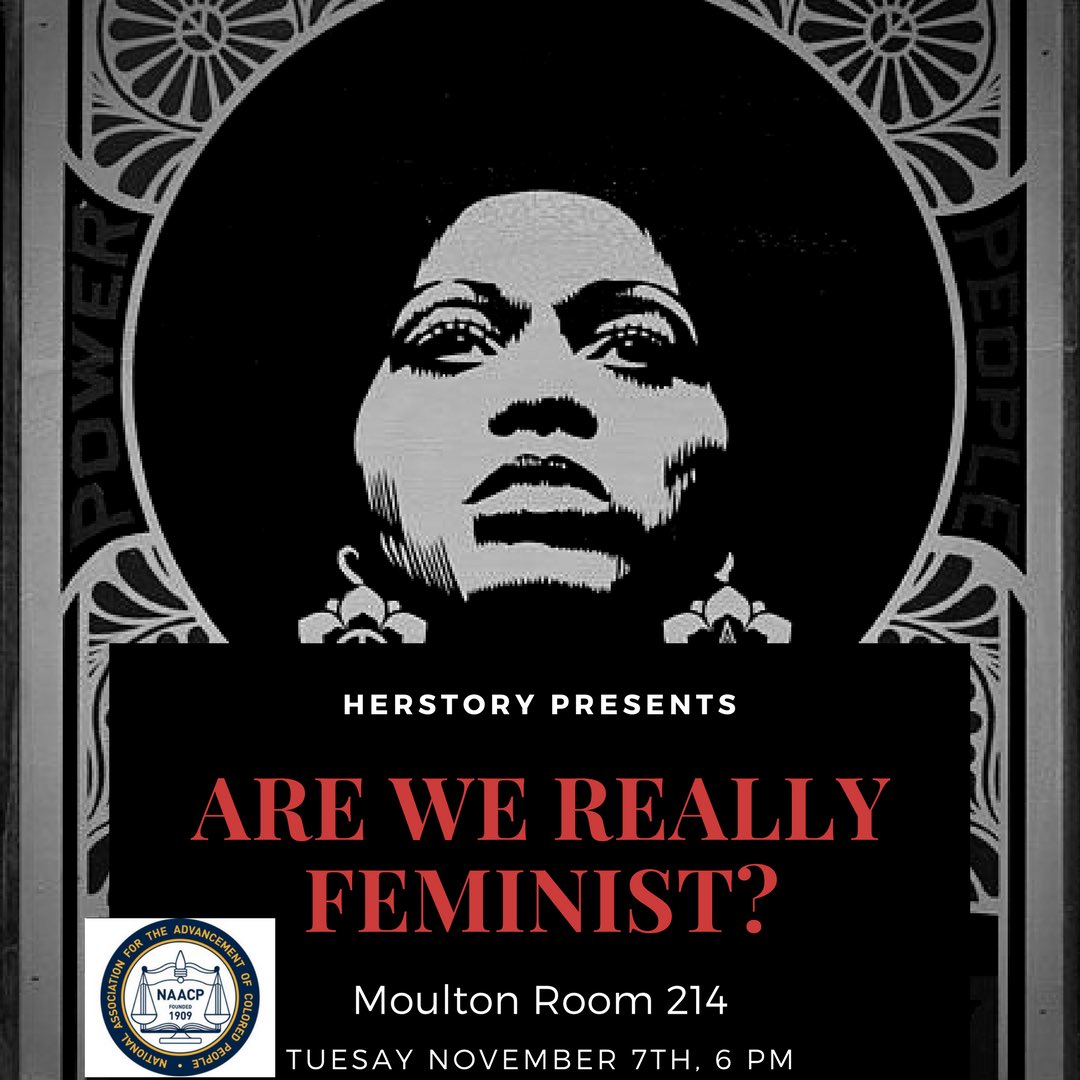 NAACP_ISU's tweet photo. Let’s discuss the hypocrisy of feminism/black feminism and ways to correct them! Come join NAACP on Tuesday. https://t.co/ItzU6yaJMg