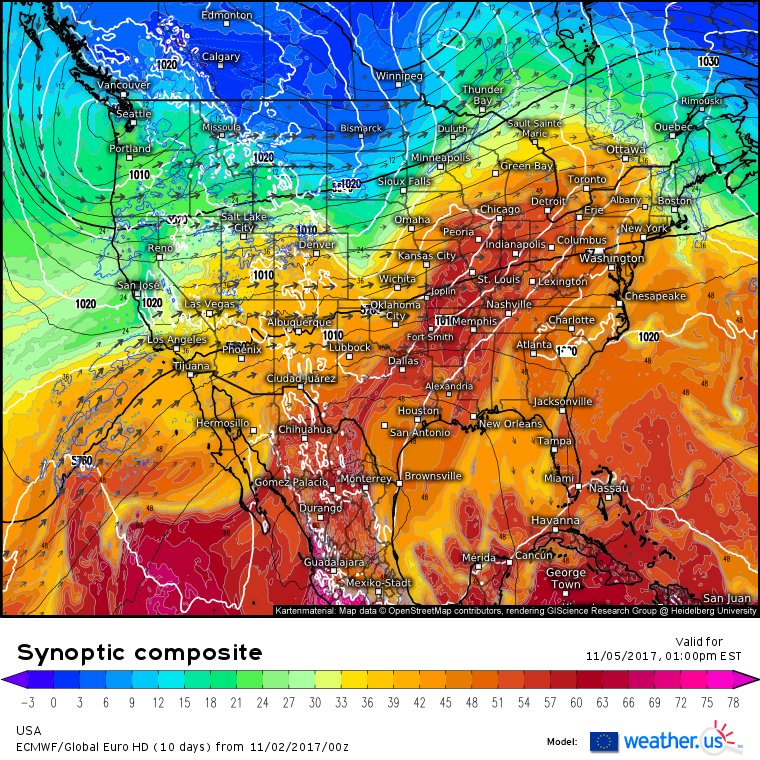 Synoptic Chart New York