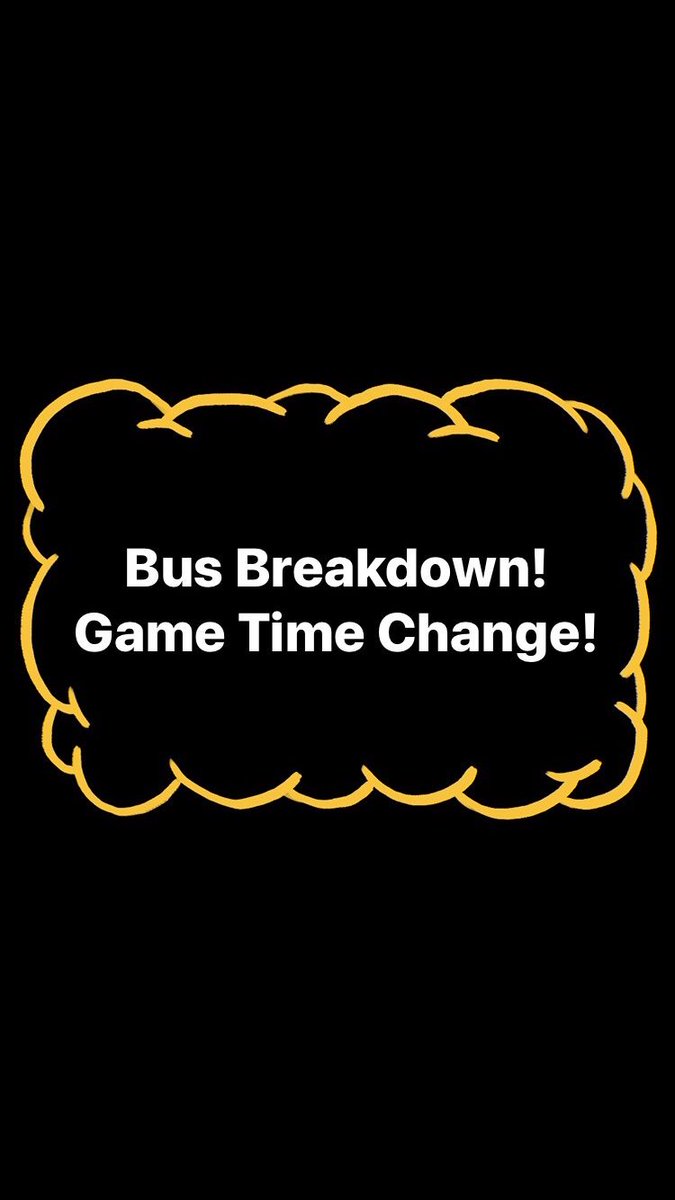 St. Andrews had some bus trouble this morning. We pushed back the game to 7:00pm! See y’all tonight!