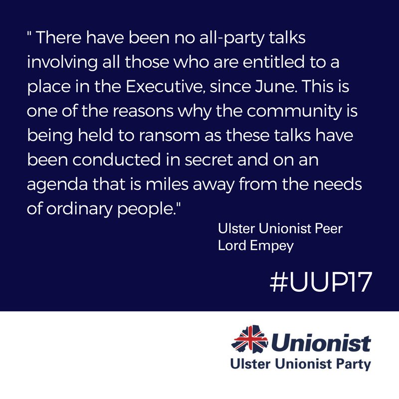 “There have been no all-party talks involving all those who are entitled to a place in the Executive since June" >> ow.ly/SZgb30gjkLx