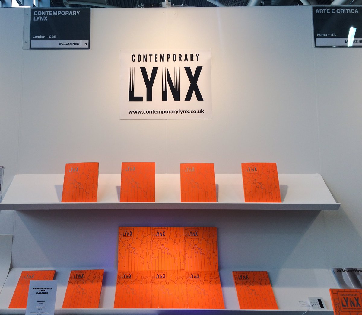 Lynx_art's tweet photo. Tonight!
@Lynx_art at @ArtissimaFair in #Turin #artfair #artmagazine https://t.co/k4OkZx2rT5