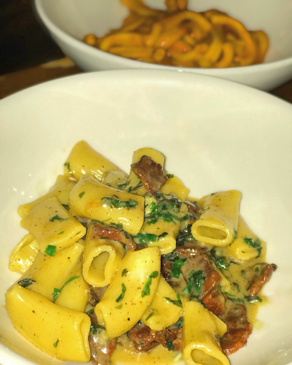 Is there anything better than a Roman classic? Rigatoni “alla Gricia” with our house-made Guanciale is soul-satisfyingly good! #pastaislove #BBHG #allaromana
