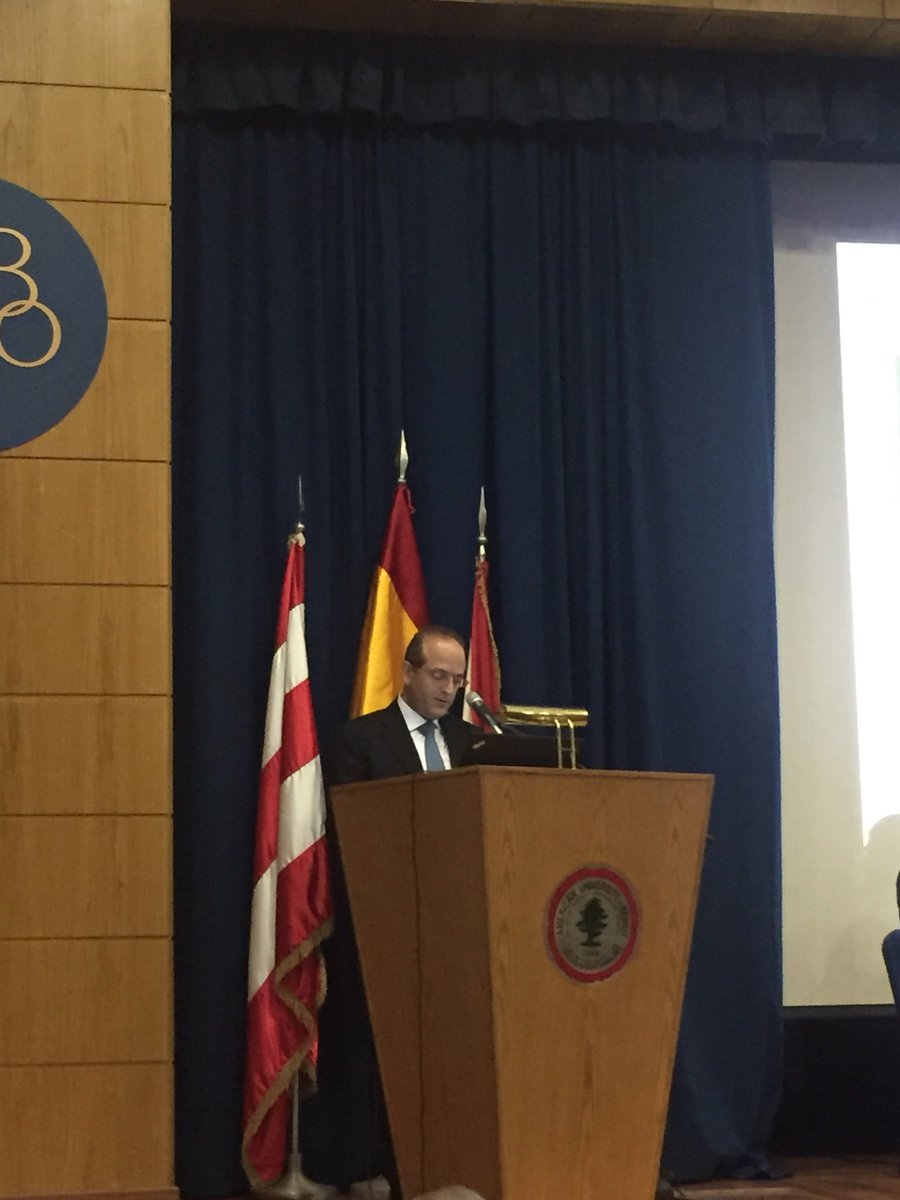 HRCompete's tweet photo. Happening now panel discussion organized by Spanish Embassy and IE Alumni in Lebanon in collaboration with AUB https://t.co/ZWyWKxPZBS