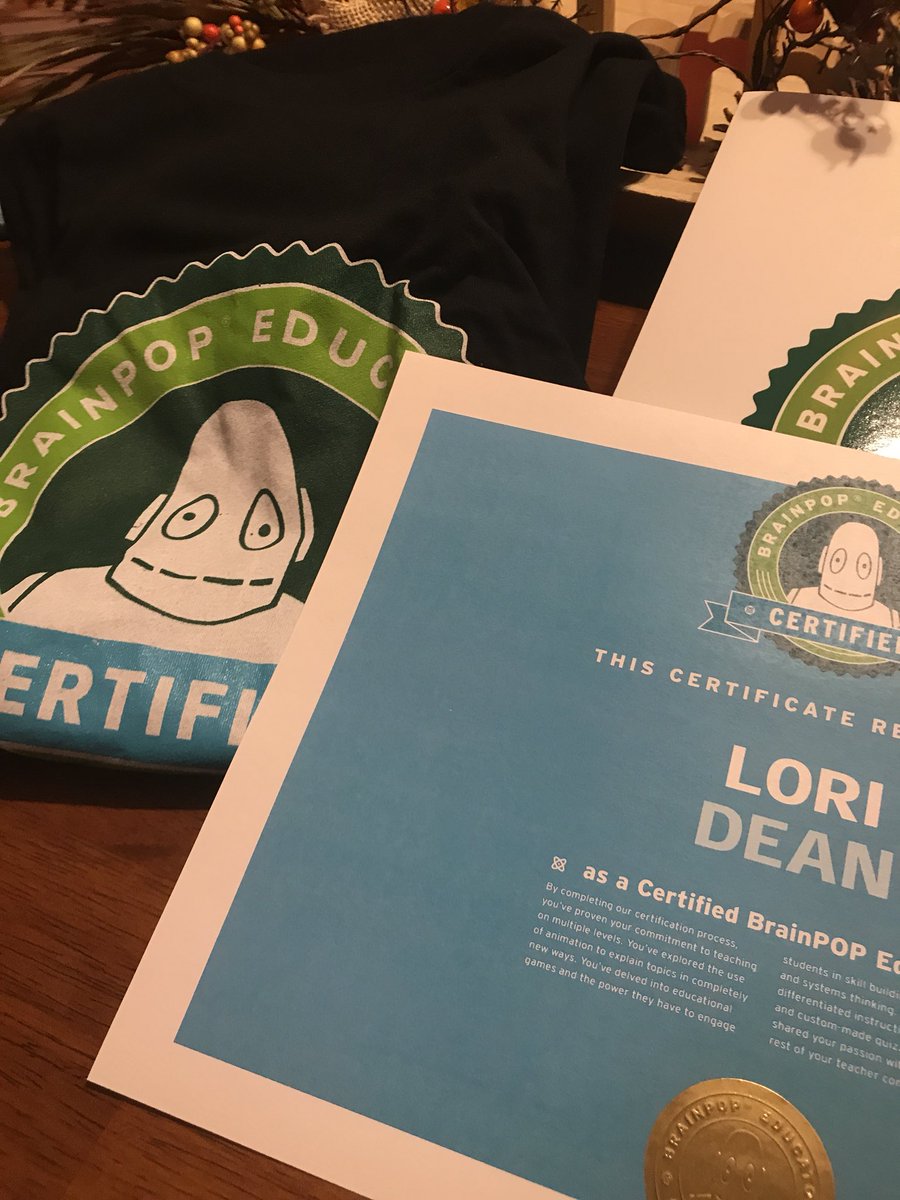 ib2cwazy's tweet photo. Certified BrainPOP educator!!! Woo-hoo! #brainpop #cbe #certifiedbrainpopeducator #dodea #onedodea https://t.co/mfNRcWSOff