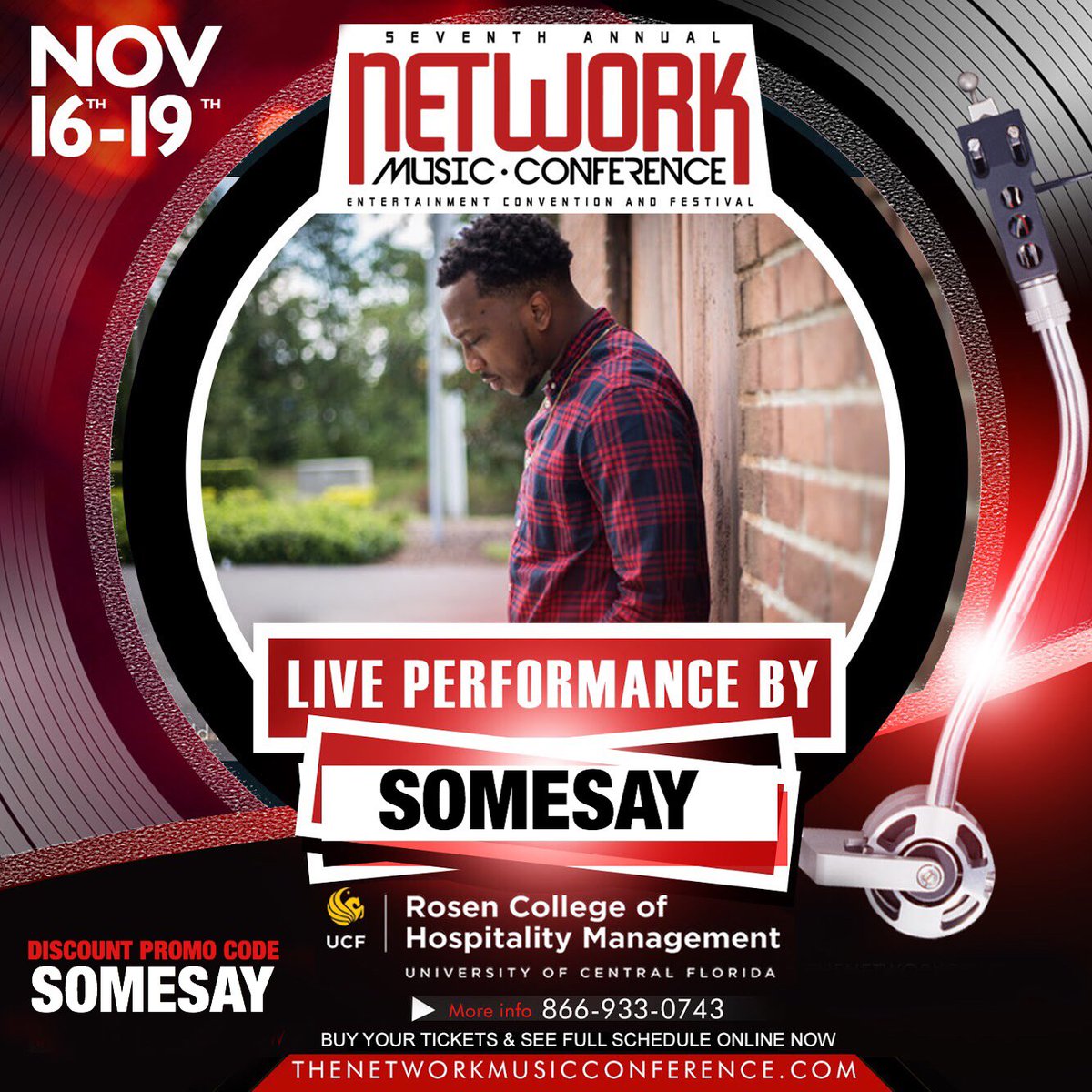 whoissomesay's tweet photo. So I’ll be at #thenetworkmusicconference 18 November. When you purchase your tickets, use my promo code SomeSay at checkout. LOVE YALL FAM! https://t.co/5FwQuf4bRF