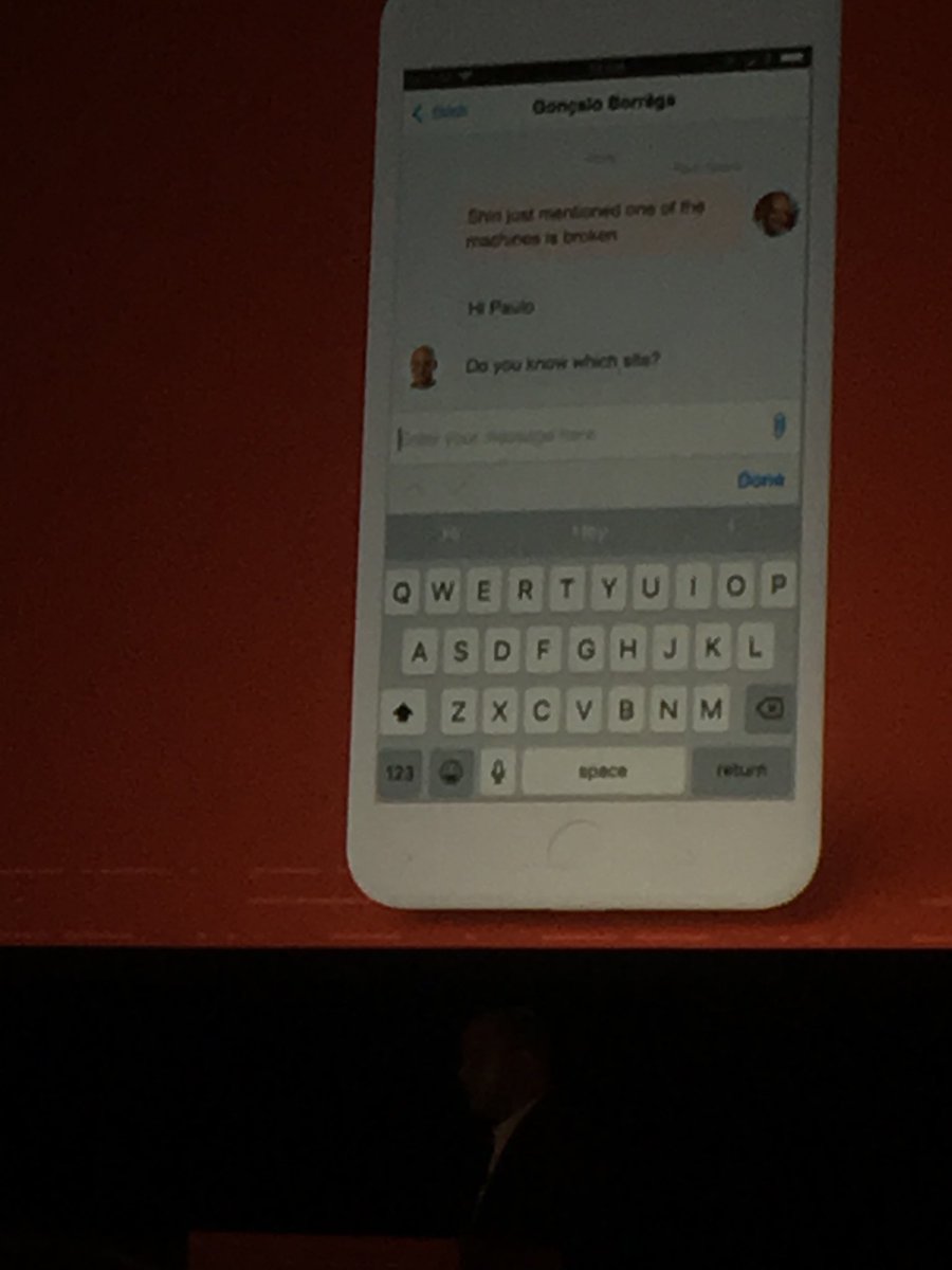 shirifriedman's tweet photo. I’m in the #NxStep keynote— I think I’m now famous. Or in trouble with my boss @sjrotter #gladtobeaguineapig https://t.co/SLC0sUpHPz