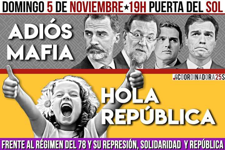 MadridMarchas22's tweet photo. #5NAbajoElRegimen STOP Causa General contra el pueblo Catalan y sus Instituciones NoAl Estado Dictatorial https://t.co/cYolIn1OBA