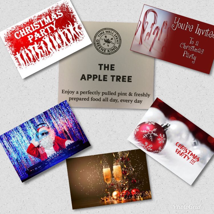 TheApp1eTree's tweet photo. Book your #Xmas Party now at The #App1eTree https://t.co/Z13fSF5E9v