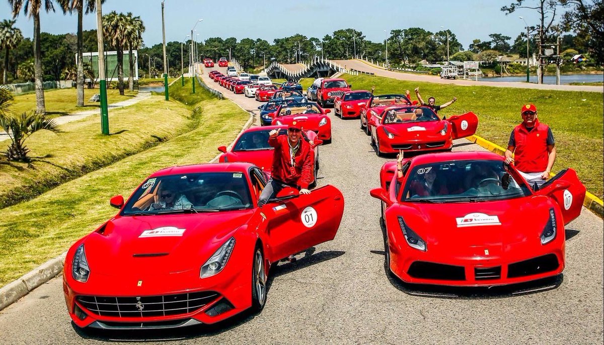 eltribuno's tweet photo. SALTA | La caravana de #IncontroFerrari 2017 llegó a la ciudad. Mirá el video https://t.co/PwpFujNRu8 https://t.co/qKm6WP4kYw