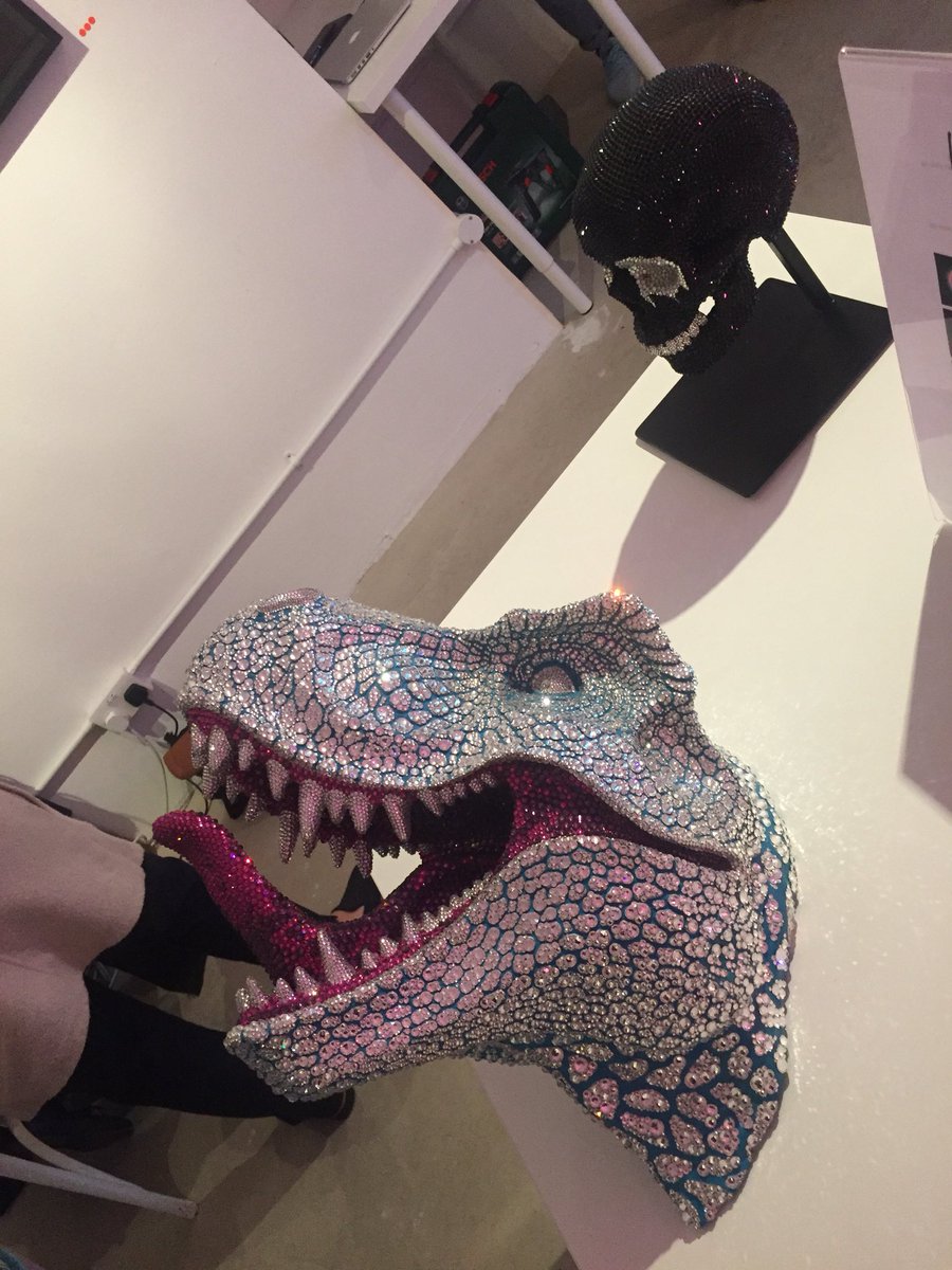 SCAC_YP's tweet image. Just dropped by @LaurenBakerArt’s studio to pick up some work for the Takeover tomorrow and look at the amazing pieces we spotted!