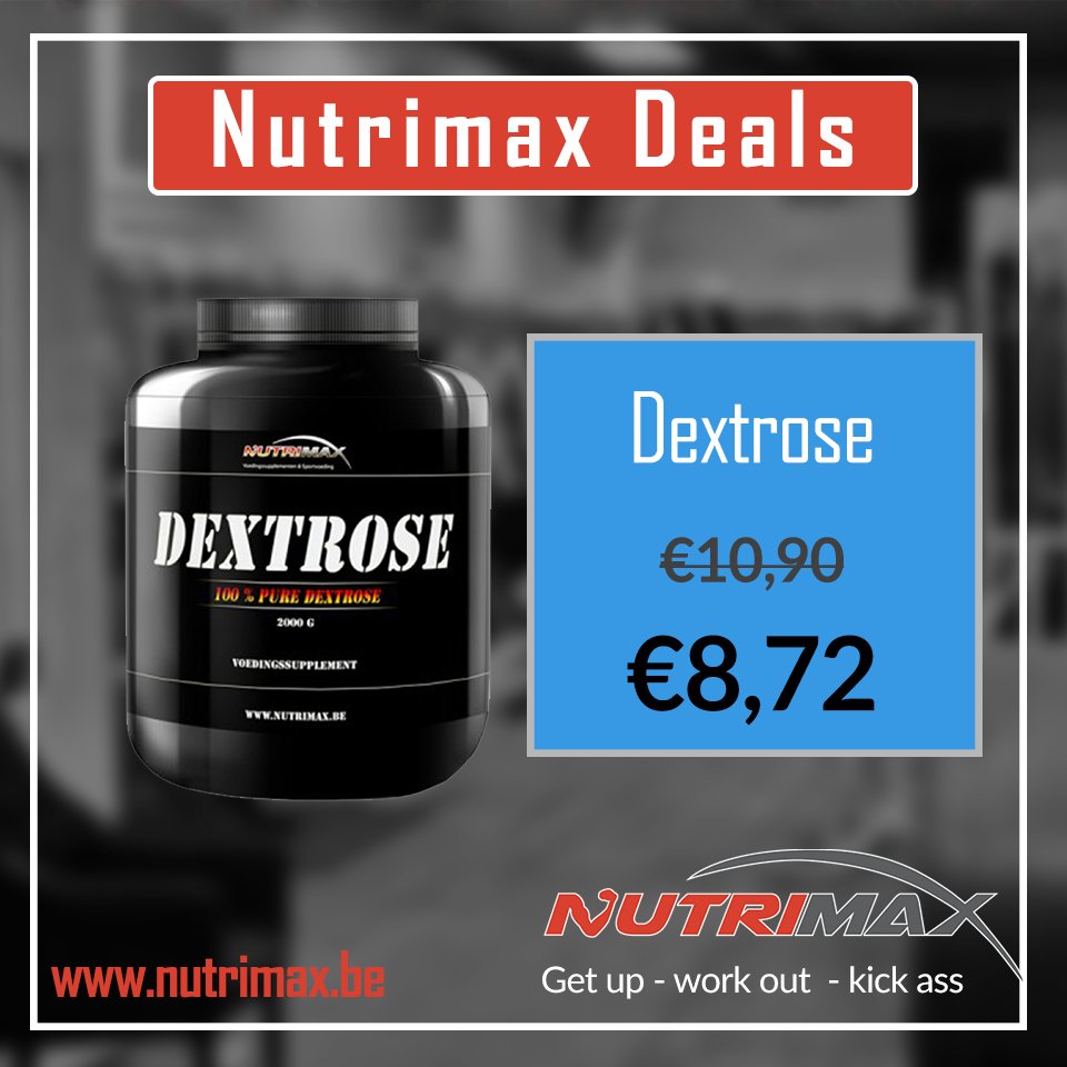Dextrose! Vol eiwitten en gezonde voedingstoffen ow.ly/p7Eo30fXhkG