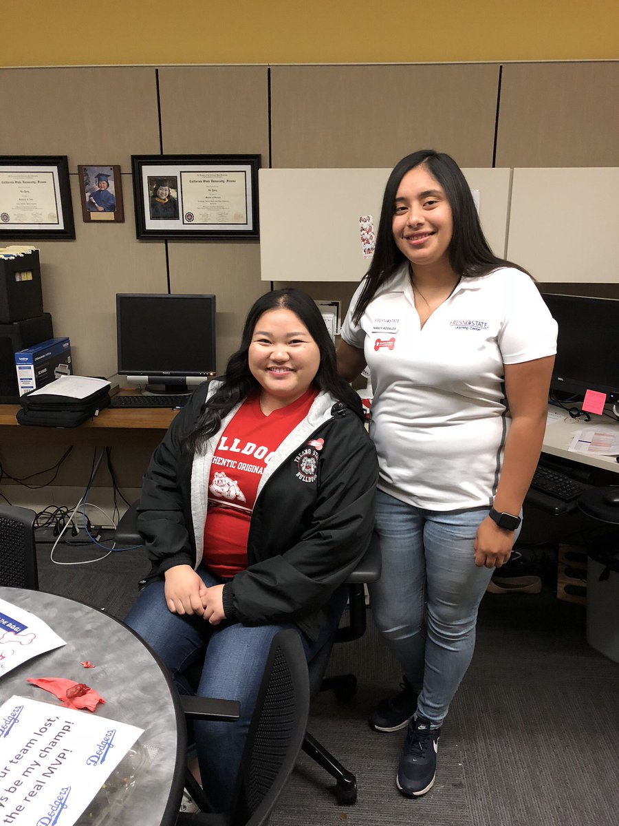 bulldog4studnts's tweet photo. Hey Ko and Nancy! #FresnoStateDOG #DOSAEM @fs_learning @nrosales21 #SIInAction https://t.co/dGU8ovxOcN