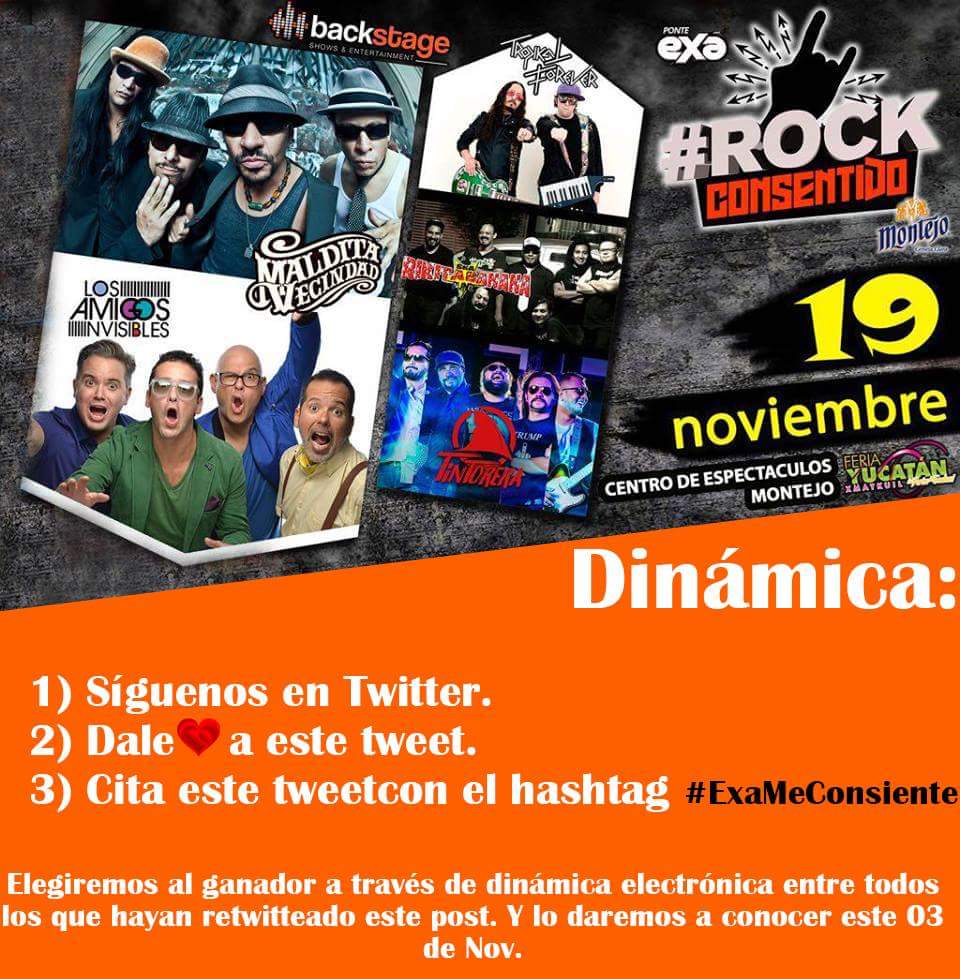 EXAMERIDA's tweet photo. Participa en la dinámica y podras llevarte un PASE DOBLE https://t.co/PcD9SCMosL