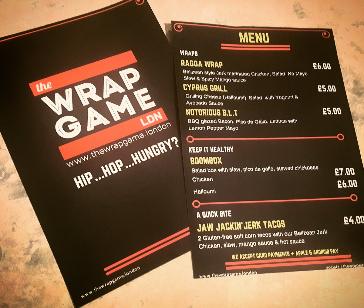 The Wrap Game LDN tweet media
