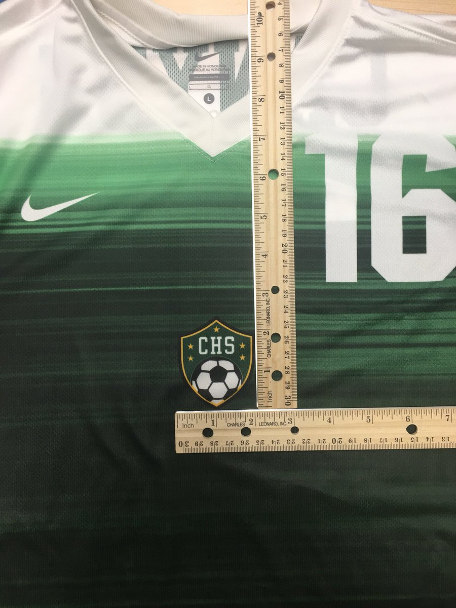 CanyonSoccerG's tweet photo. When the company making your jersey gets the scale factor wrong. 😭😭😭#geometryfail https://t.co/W4WyiUZG6p